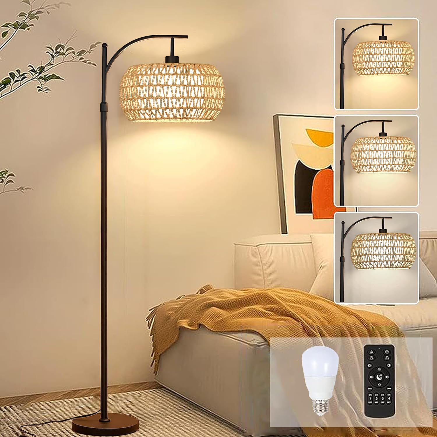 Floor Lamp Tripod - Arc Floor Lamps for Living Room