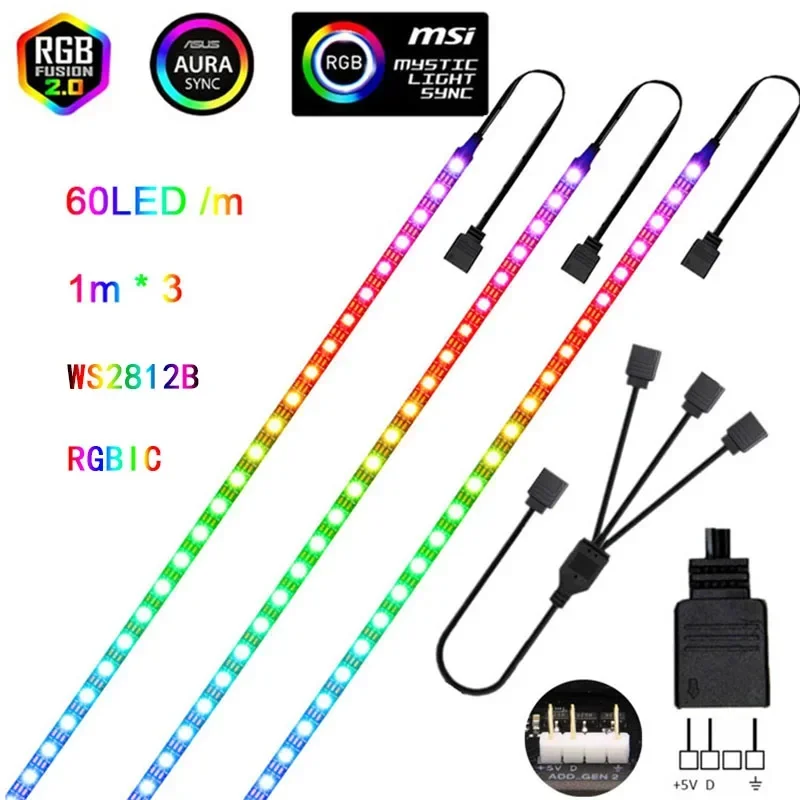 Decor Lighting Address - PC LED Strip Light WS2812b ARGB