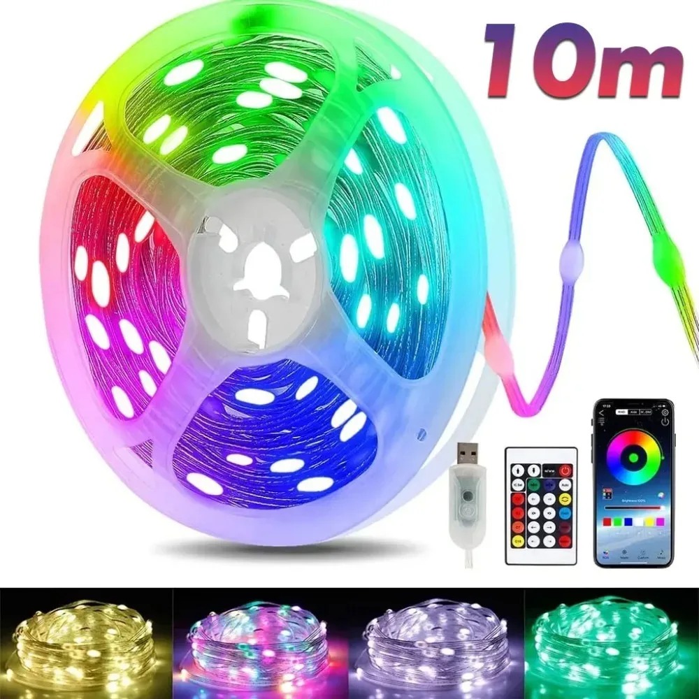 Decor Lighting Address - Addressable RGBIC LED Fairy String Garland