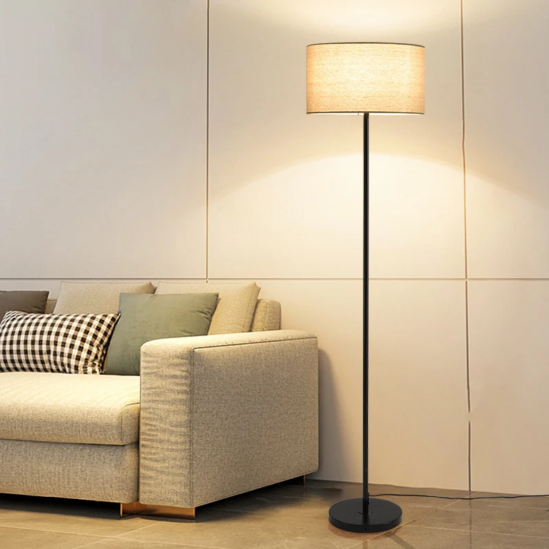 Modern Simple Cloth Led Floor  - Floor Lamp Tripod 评论和价格