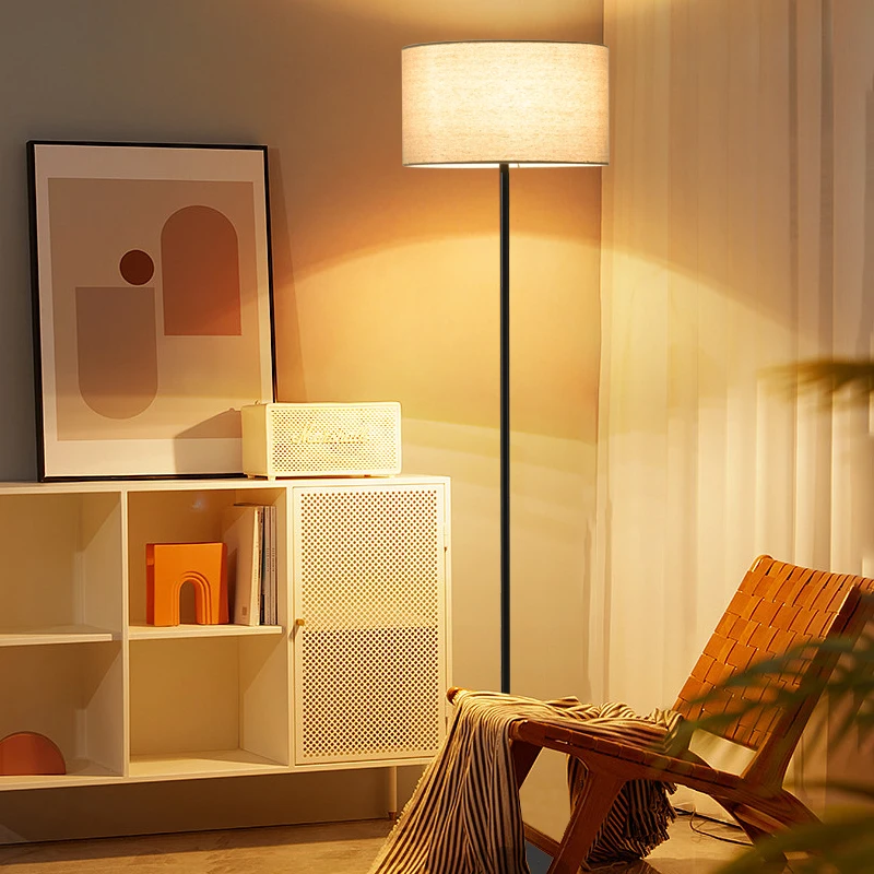 Modern Simple Cloth Led Floor  - Floor Lamp Tripod 评论和价格