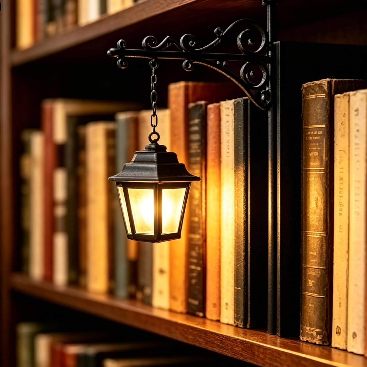 Bookshelf Lamp Library Lantern - Home Lighting And Decor 评论和价格