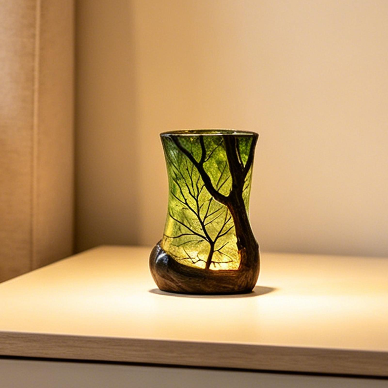 Bedside Table Lamp Forest Nigh - Home Lighting And Decor 评论和价格
