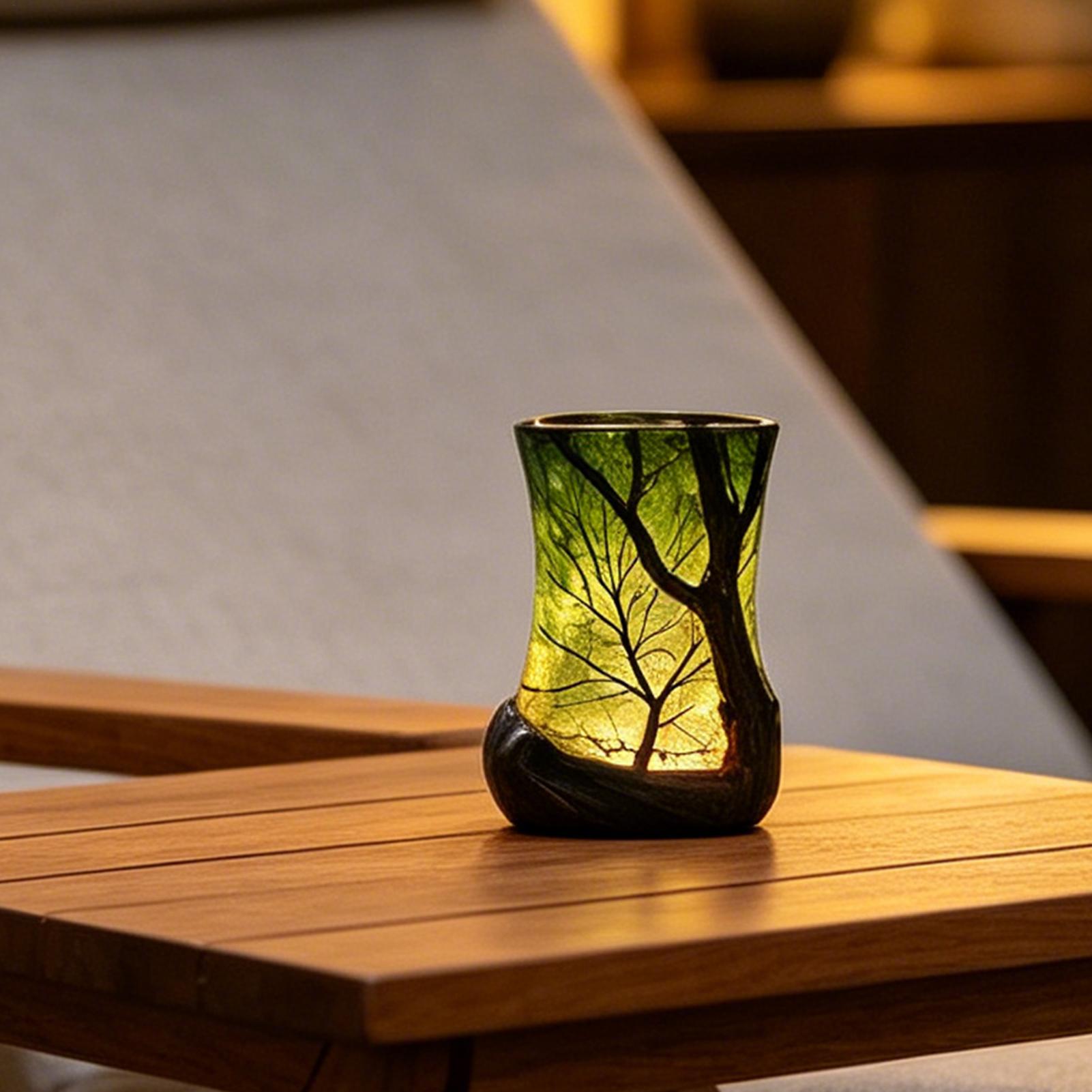 Bedside Table Lamp Forest Nigh - Home Lighting And Decor 评论和价格