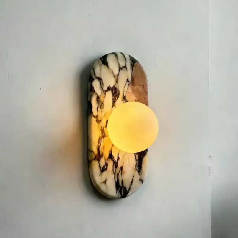SJX Minimalist Natural Calacat - Home Lighting And Decor 评论和价格