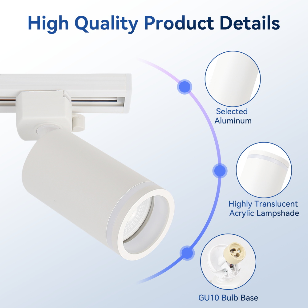 110v 220v LED Track Lamp GU10  - Lighting Decor Store 评论和价格