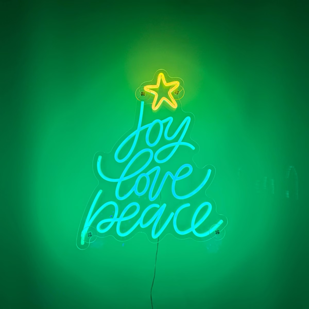 Joy Love Peace Neon Sign, Chri - Lighting Decoration Ideas For Home 评论和价格