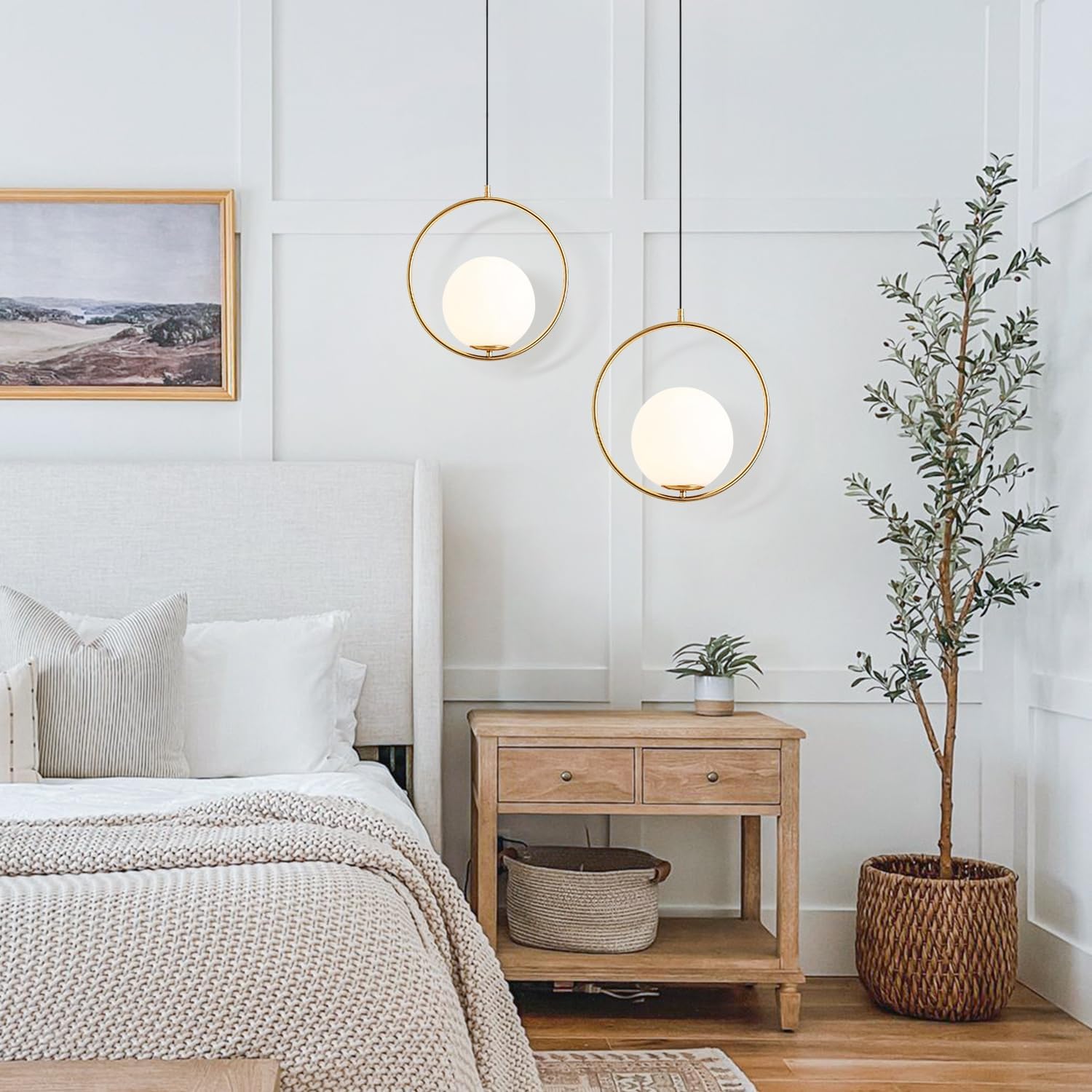 Gold PVC Lampshade Pendant Lig - Lighting Decor Store 评论和价格