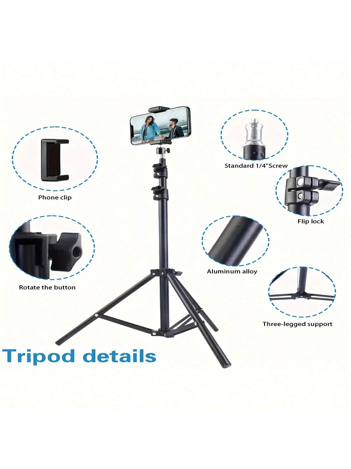 1pc 43.31inch Floor-standing T - Floor Lamp Tripod 评论和价格