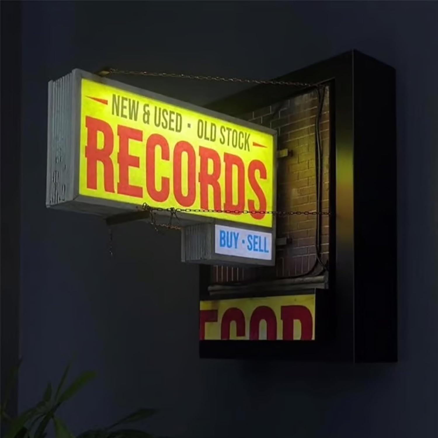 Retro Record Store Wall Light  - Lighting Decor Store 评论和价格
