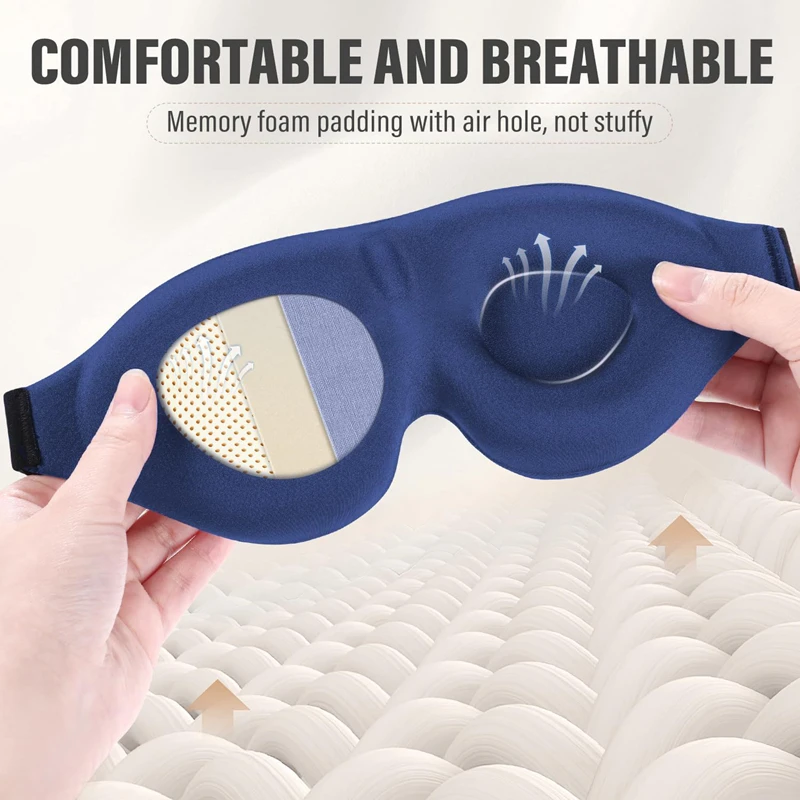 3D Night Sleep Eye Mask Breath - Home Lighting & Decor St Catharines On 评论和价格