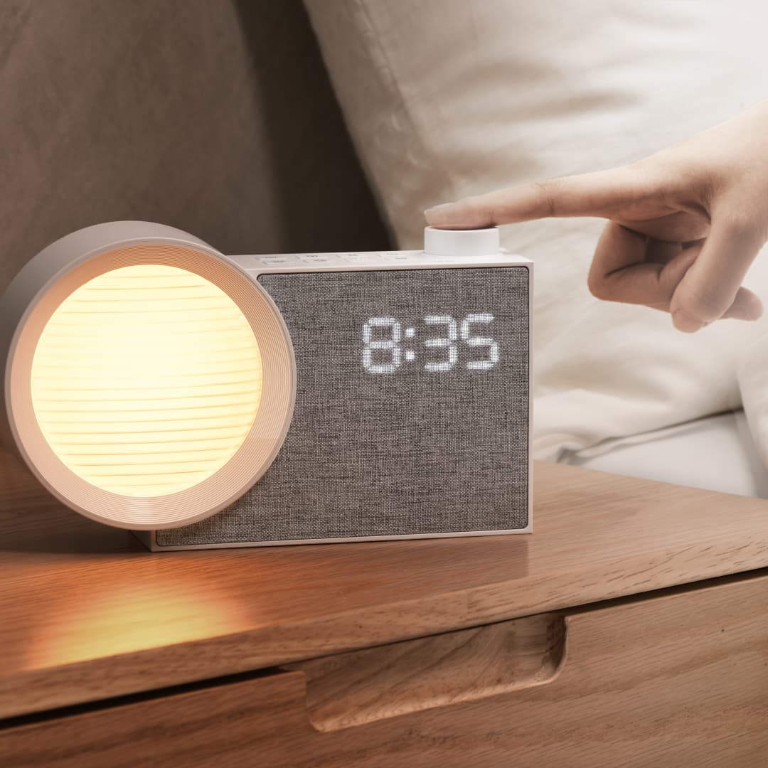 WILIT LED Night Light Alarm Cl - Decor Lighting Table Lamps 评论和价格