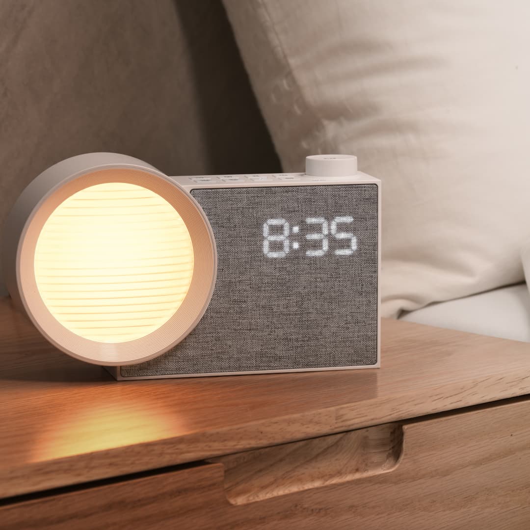 WILIT LED Night Light Alarm Cl - Decor Lighting Table Lamps 评论和价格