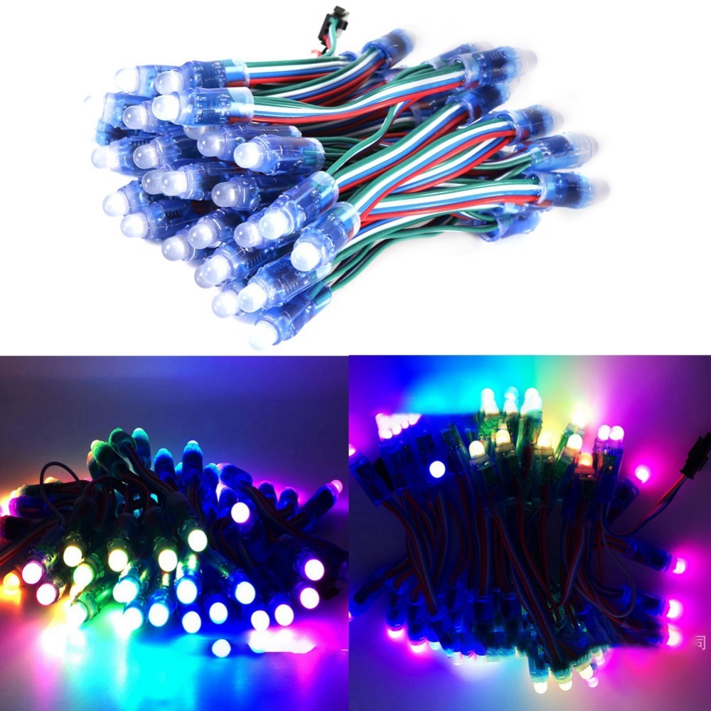 50PCS Durable WS2811 IC LED Pi - Decor Lighting Address 评论和价格
