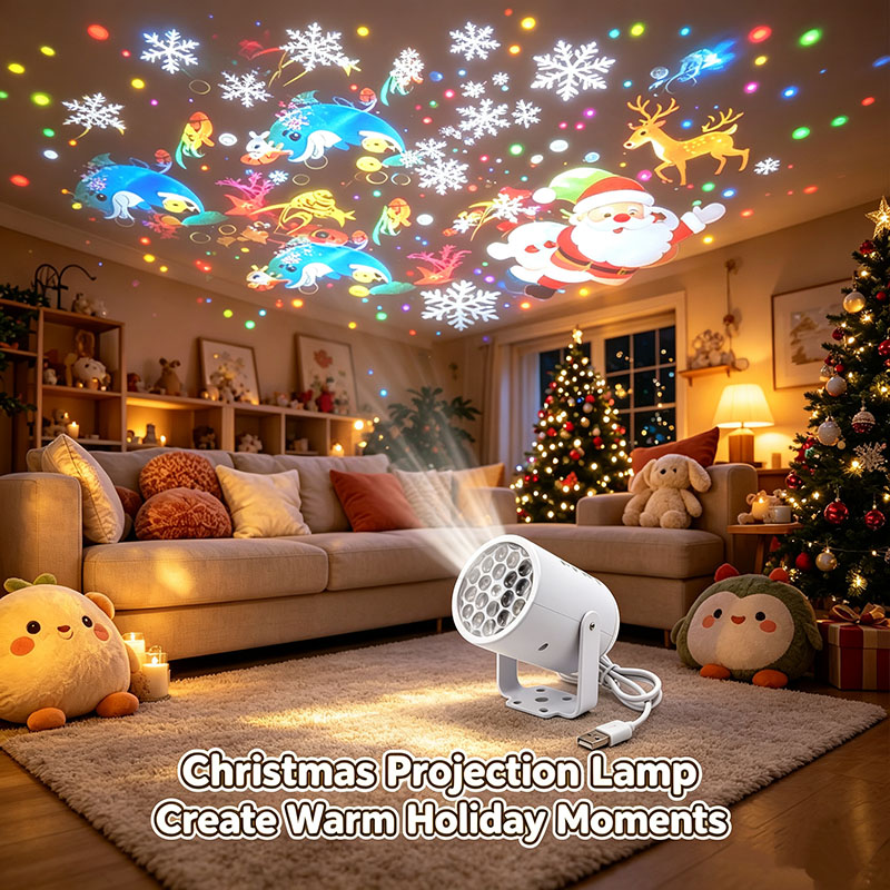 Xmas Colorful Ocean World Proj - Lighting World Decor 评论和价格