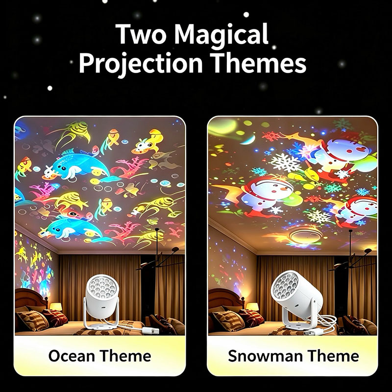 Xmas Colorful Ocean World Proj - Lighting World Decor 评论和价格