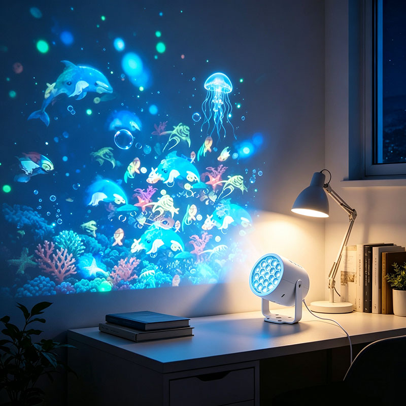 Xmas Colorful Ocean World Proj - Lighting World Decor 评论和价格