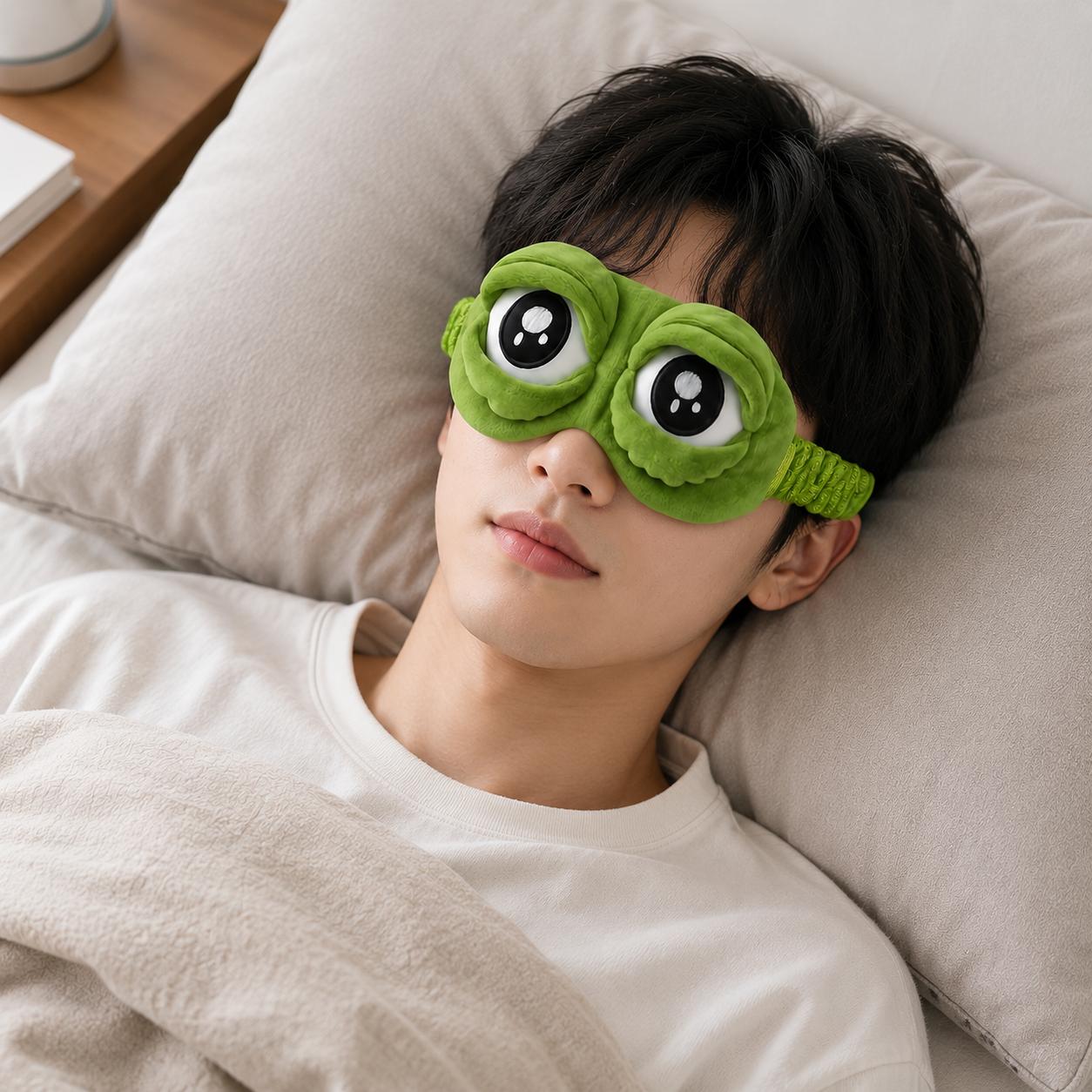 Sleep Eye Mask 3D Cute Frog Fu - Home Lighting & Decor St Catharines On 评论和价格
